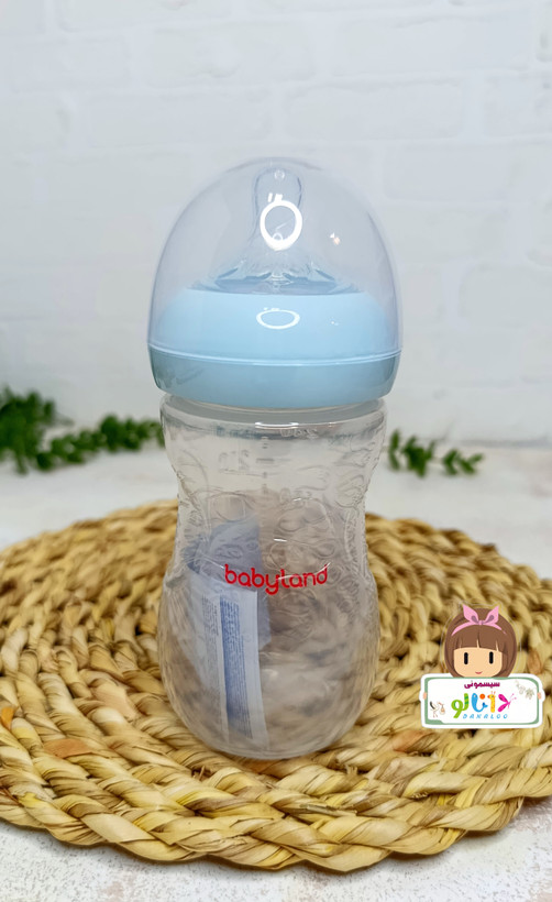 شیشه شیر نچرال دهانه عریض بی بی لند کد 204 ظرفیت 260 میلیلیتر