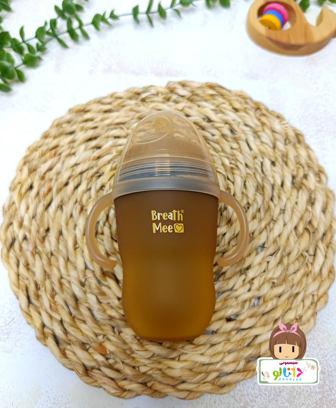 شیشه شیر سیلیکونی برث می (Breath Mee) ظرفیت 240 میلیلیتر