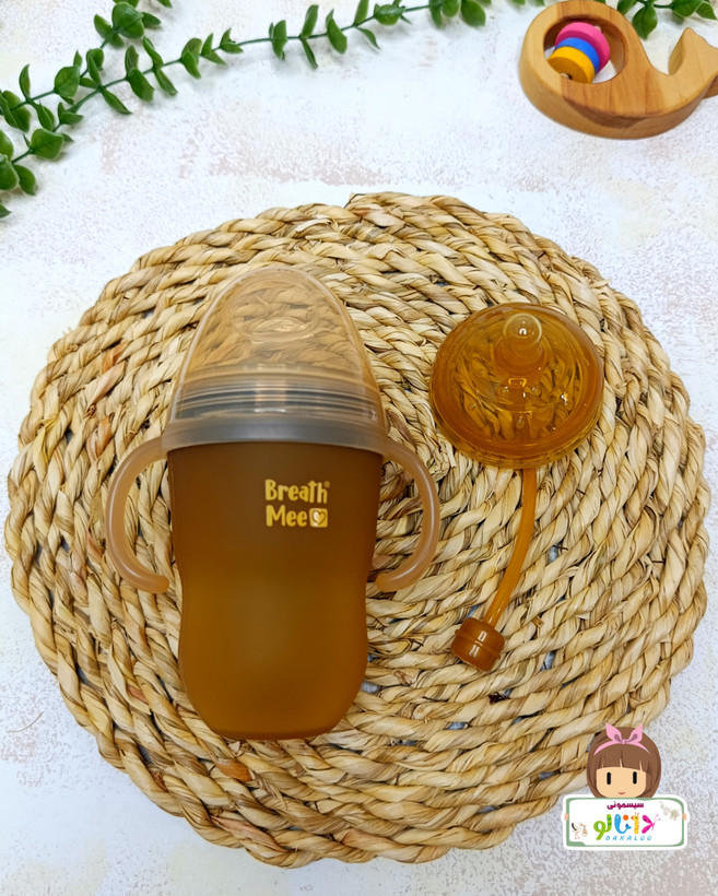 شیشه شیر سیلیکونی برث می (Breath Mee) ظرفیت 240 میلیلیتر