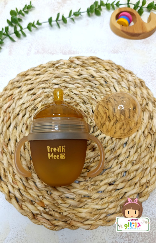شیشه شیر سیلیکونی برث می (Breath Mee) ظرفیت 150 میلیلیتر