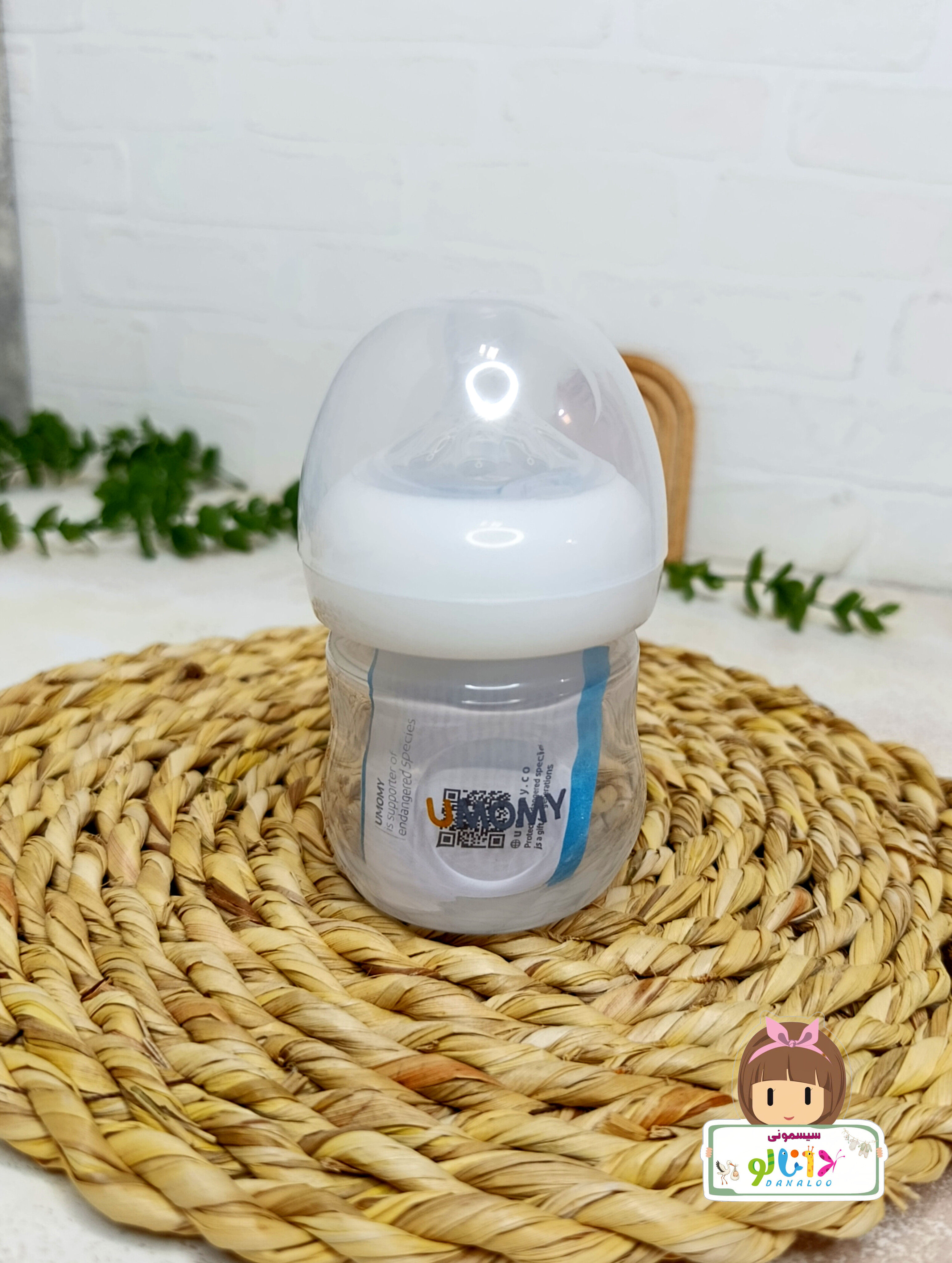 شیشه شیر یومامی Umomy دهانه عریض طرح اونت 125 میلی‌لیتر