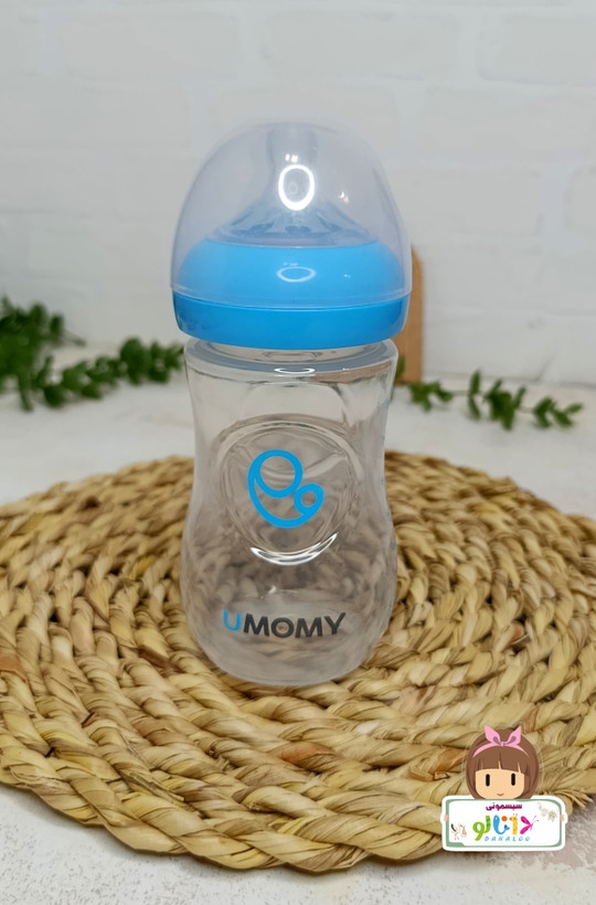 شیشه شیر یومامی Umomy دهانه عریض طرح اونت 260 میلیلیتر