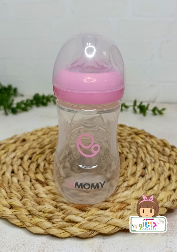 شیشه شیر یومامی Umomy دهانه عریض طرح اونت 260 میلیلیتر
