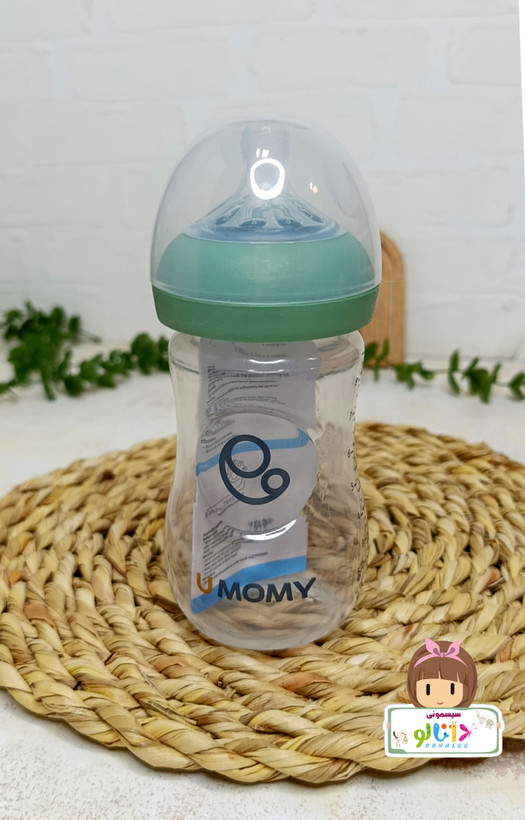شیشه شیر یومامی Umomy دهانه عریض طرح اونت 260 میلیلیتر