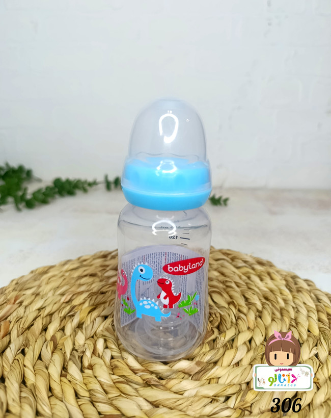شیشه شیر بی بی لند Baby Land کد 306 ظرفیت 150 میلیلیتر