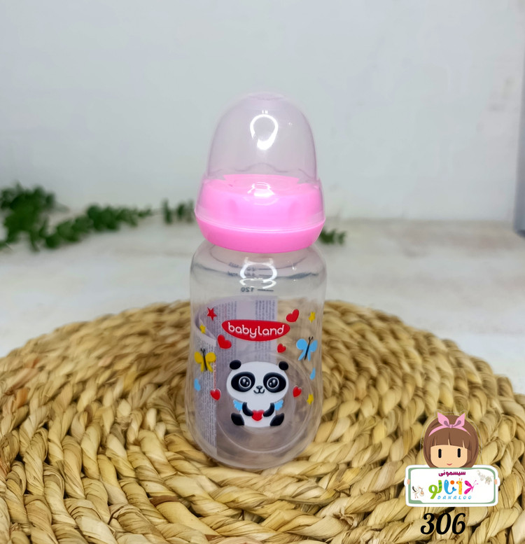 شیشه شیر بی بی لند Baby Land کد 306 ظرفیت 150 میلیلیتر