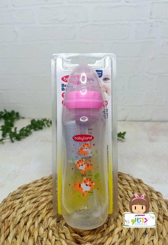 شیشه شیر بی بی لند Baby Land کد 241 ظرفیت 240 میلیلیتر