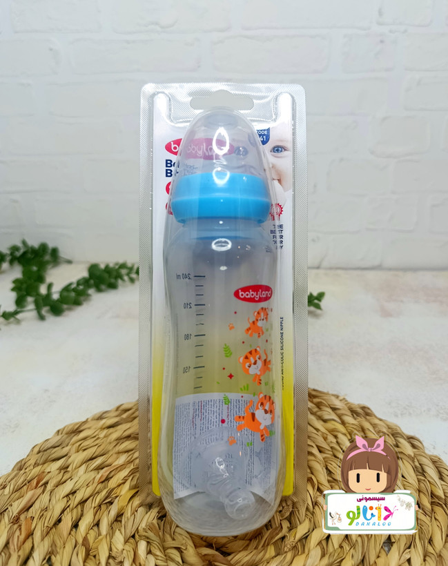 شیشه شیر بی بی لند Baby Land کد 241 ظرفیت 240 میلیلیتر