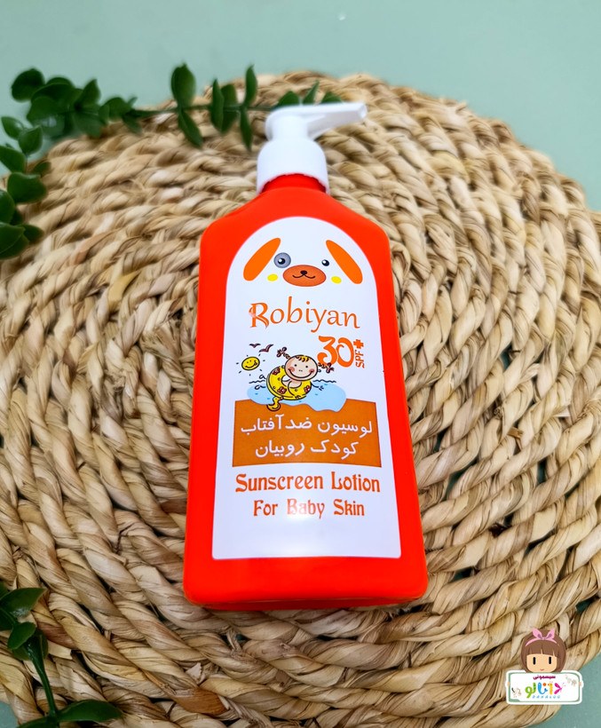 لوسیون ضد آفتاب کودک روبیان SPF30